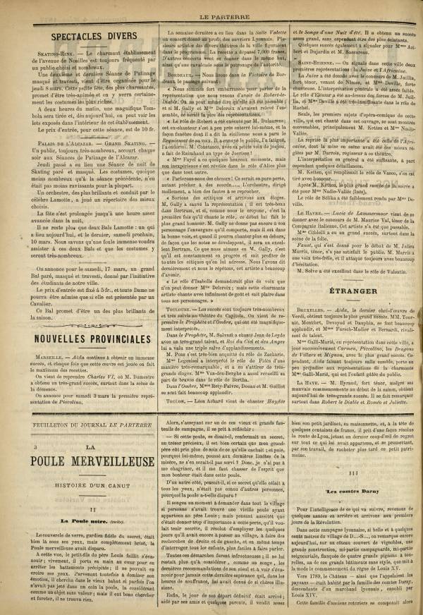 
						Affichage en mode lecture de la page
					