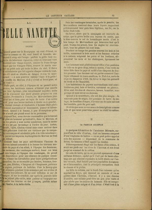 
						Affichage en mode lecture de la page
					