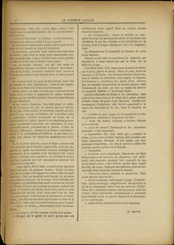 
						Affichage en mode lecture de la page
					