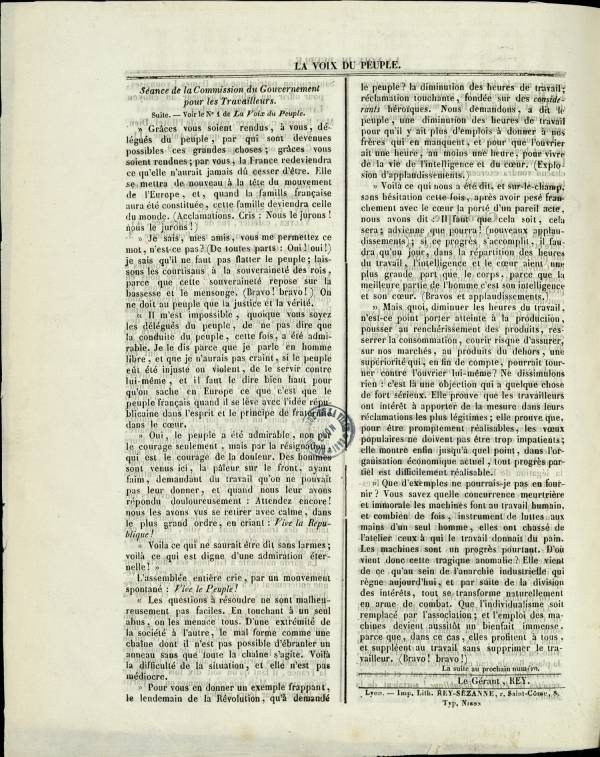 
						Affichage en mode lecture de la page
					