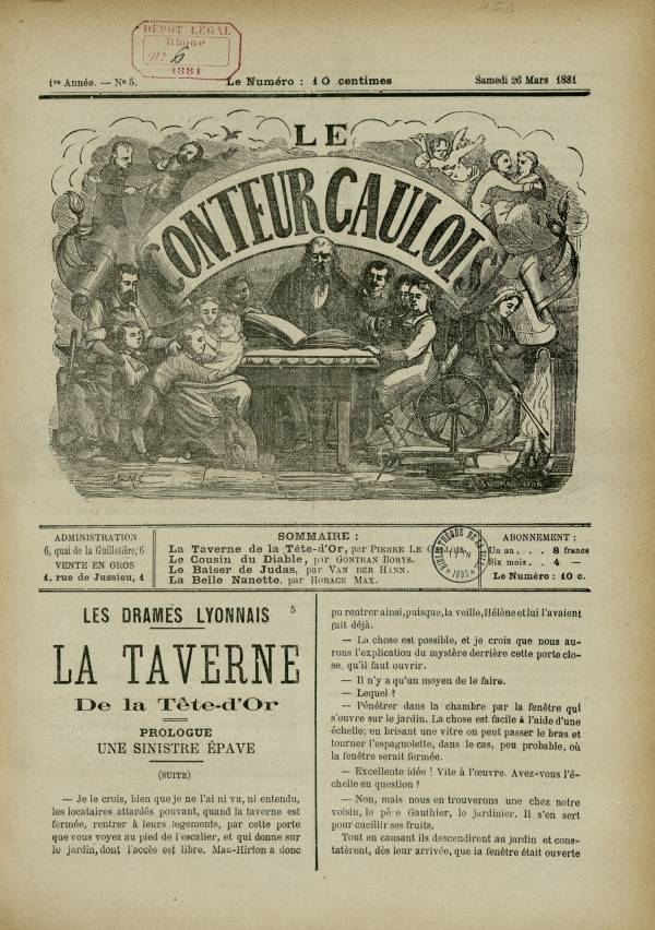 
						Affichage en mode lecture de la page
					