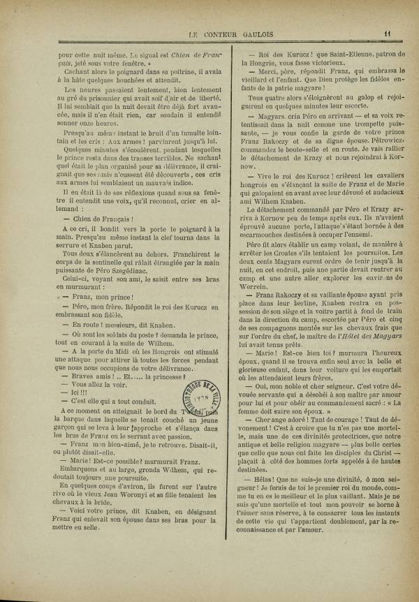 
						Affichage en mode lecture de la page
					