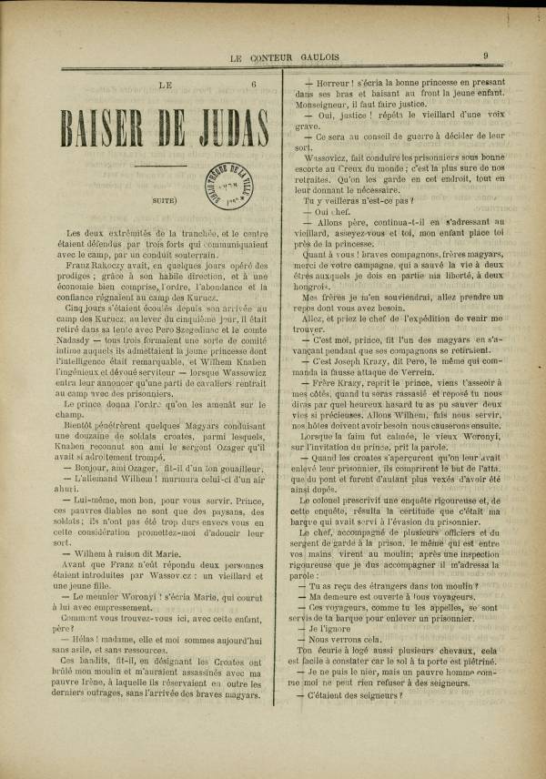 
						Affichage en mode lecture de la page
					