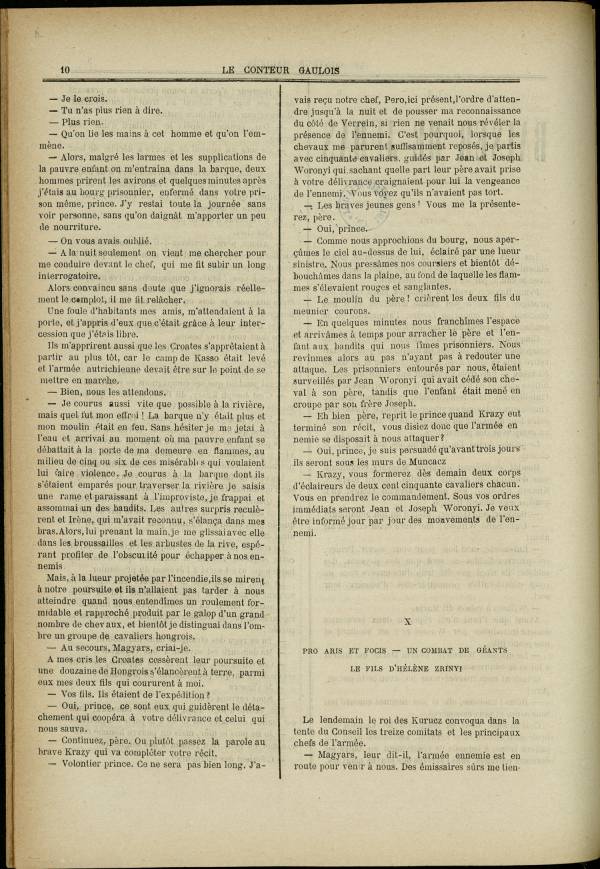 
						Affichage en mode lecture de la page
					