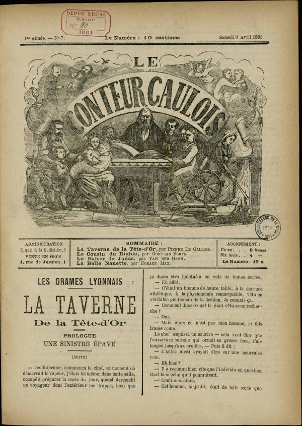 
						Affichage en mode lecture de la page
					