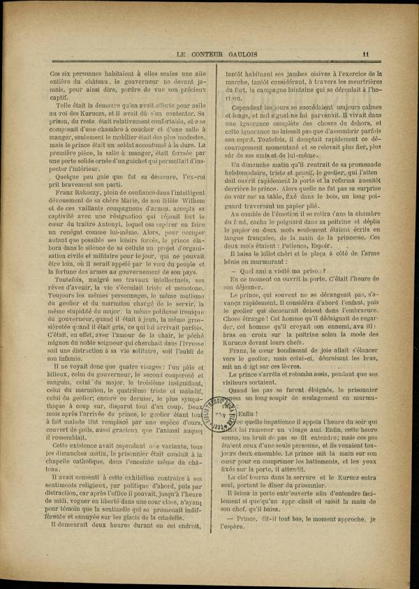 
						Affichage en mode lecture de la page
					