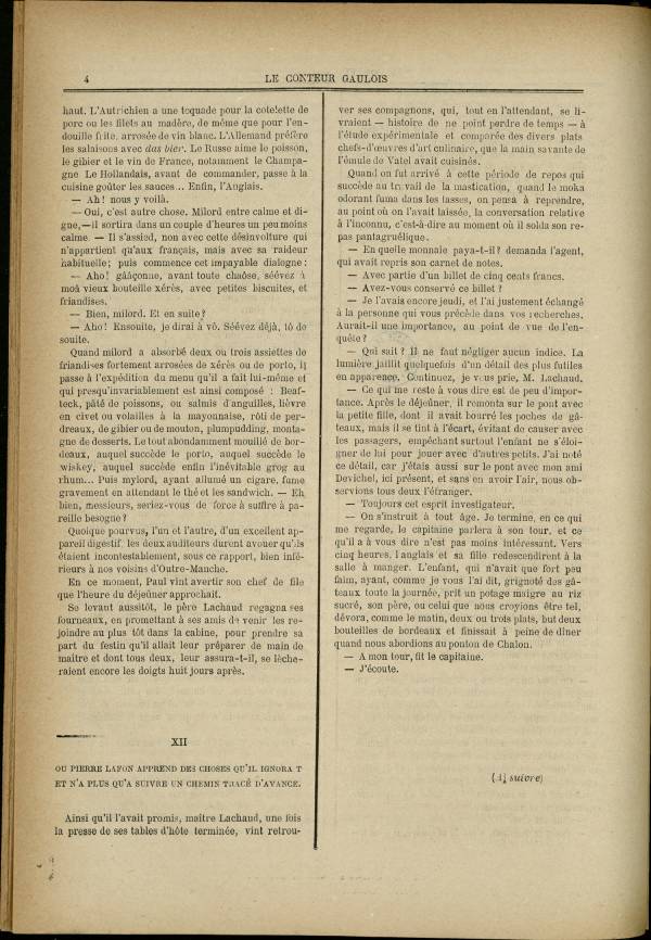 
						Affichage en mode lecture de la page
					