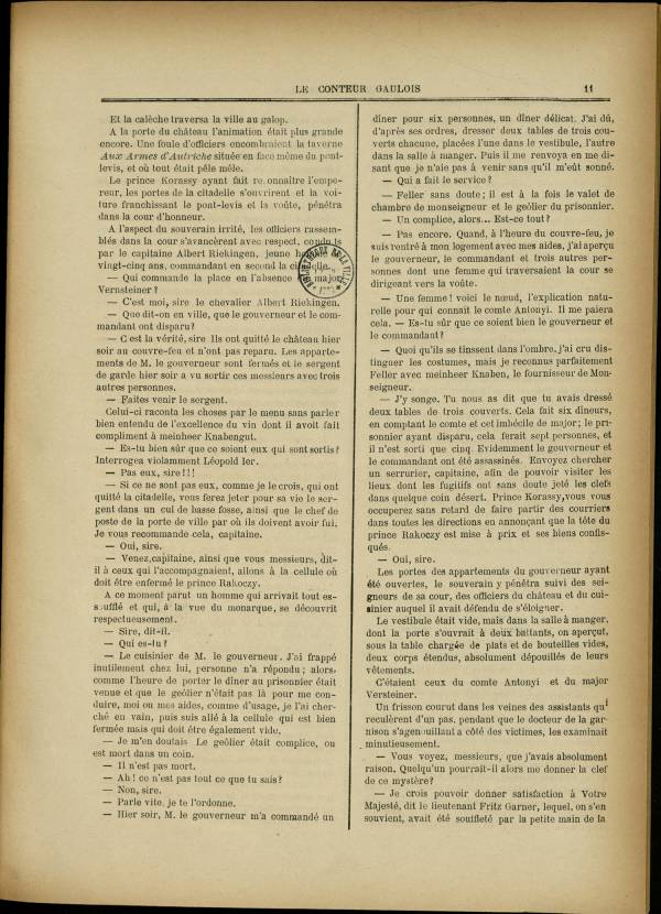 
						Affichage en mode lecture de la page
					