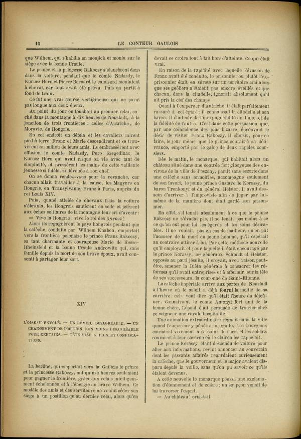 
						Affichage en mode lecture de la page
					