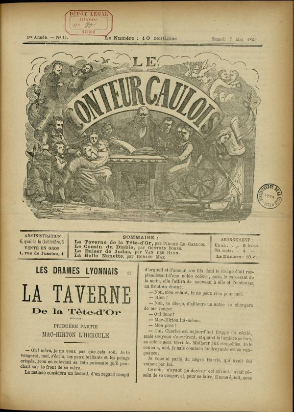 
						Affichage en mode lecture de la page
					