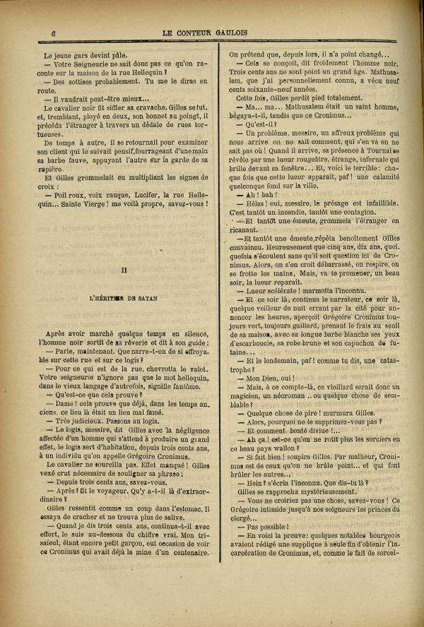 
						Affichage en mode lecture de la page
					