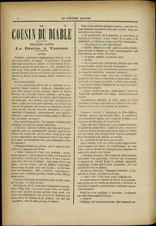 
						Affichage en mode lecture de la page
					