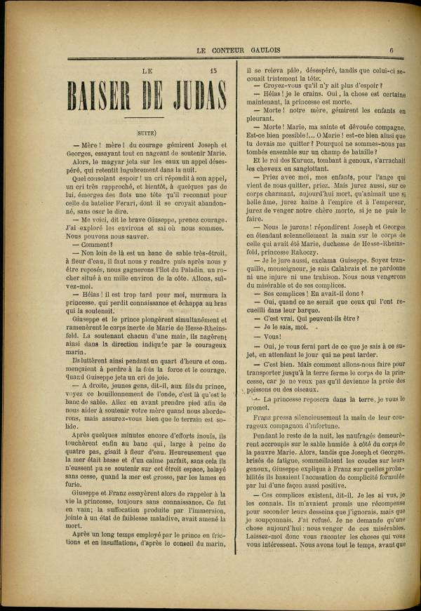 
						Affichage en mode lecture de la page
					