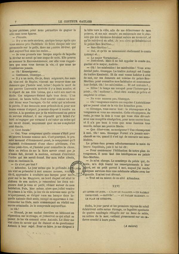 
						Affichage en mode lecture de la page
					