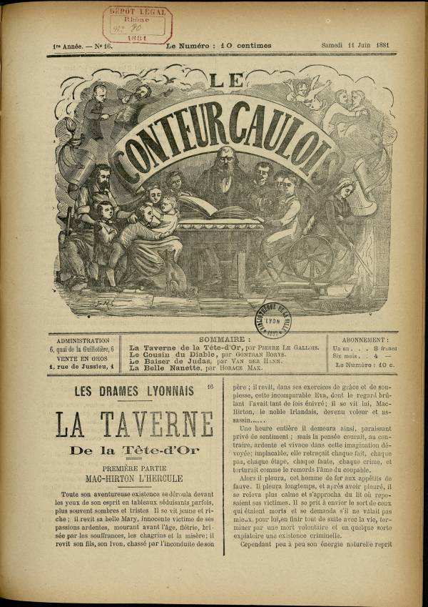 
						Affichage en mode lecture de la page
					