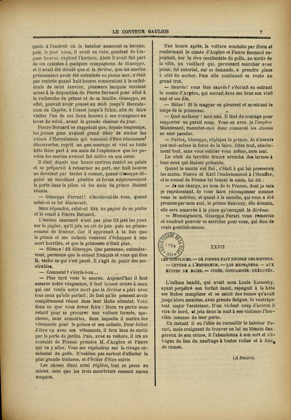 
						Affichage en mode lecture de la page
					
