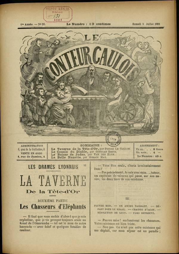 
						Affichage en mode lecture de la page
					