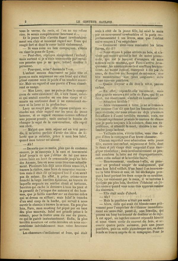 
						Affichage en mode lecture de la page
					