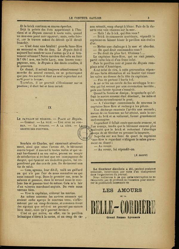 
						Affichage en mode lecture de la page
					