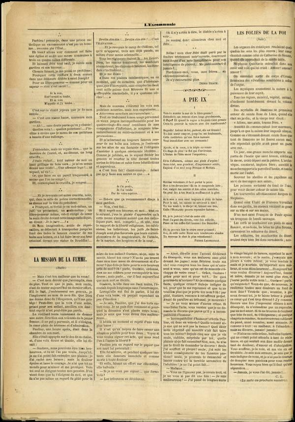 
						Affichage en mode lecture de la page
					