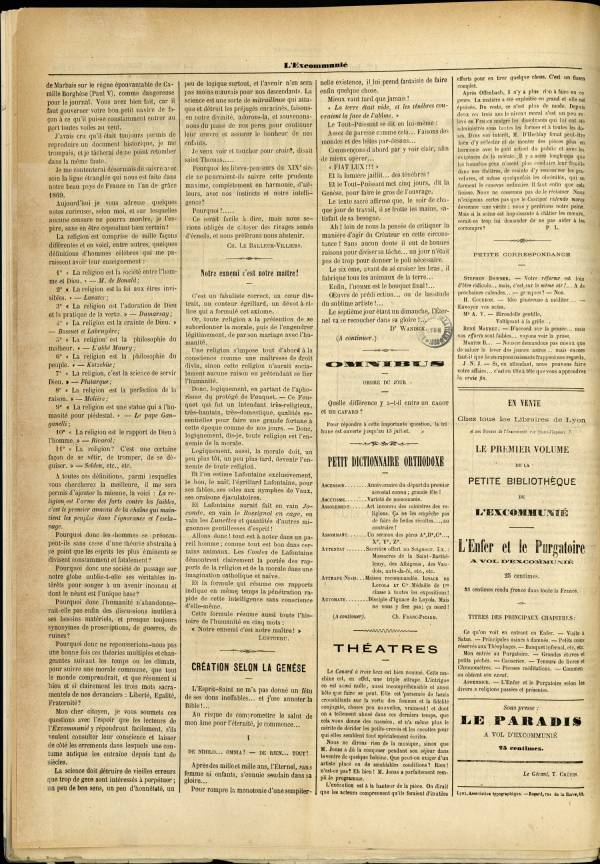 
						Affichage en mode lecture de la page
					