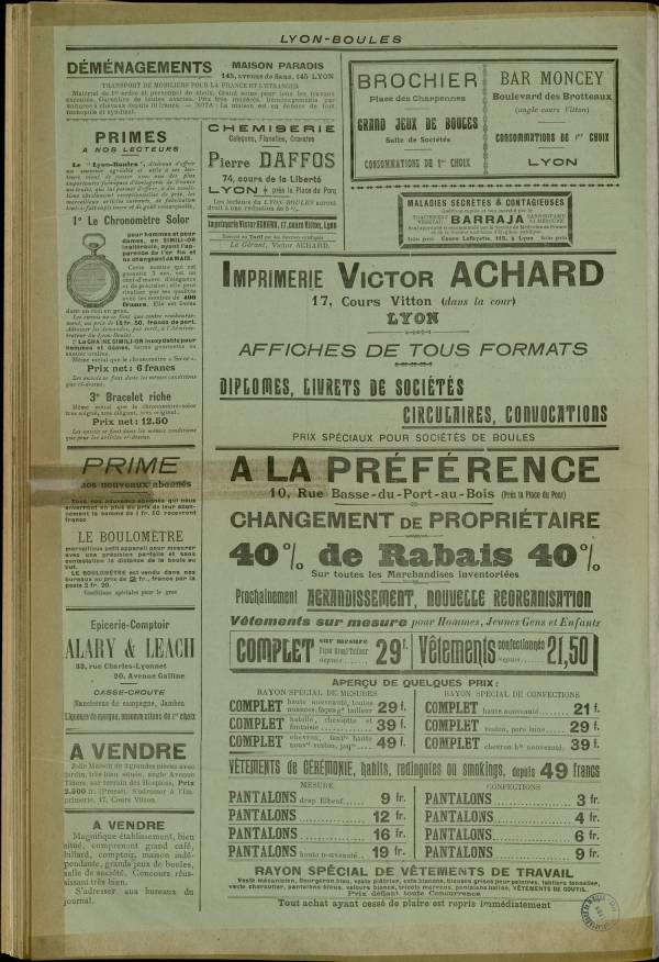 
						Affichage en mode lecture de la page
					