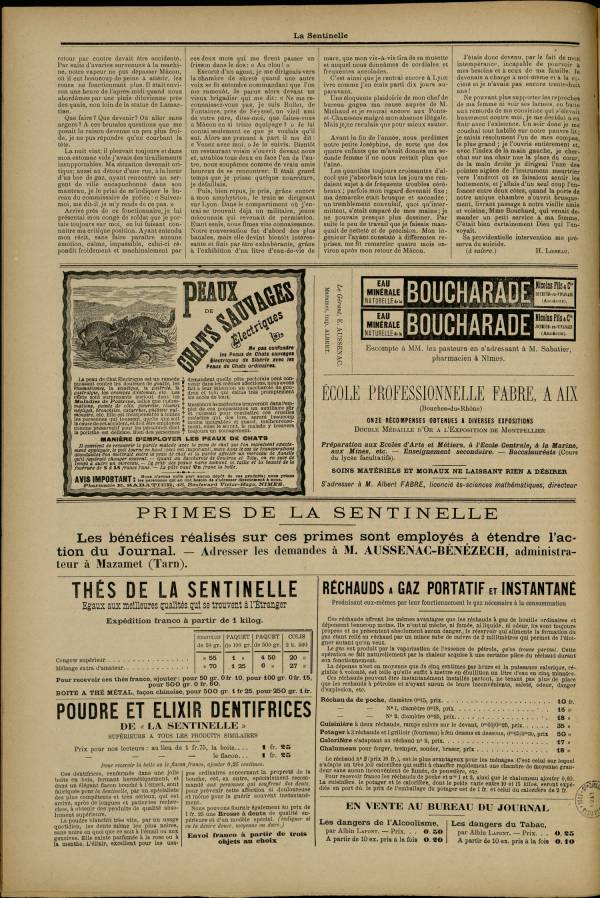 
						Affichage en mode lecture de la page
					