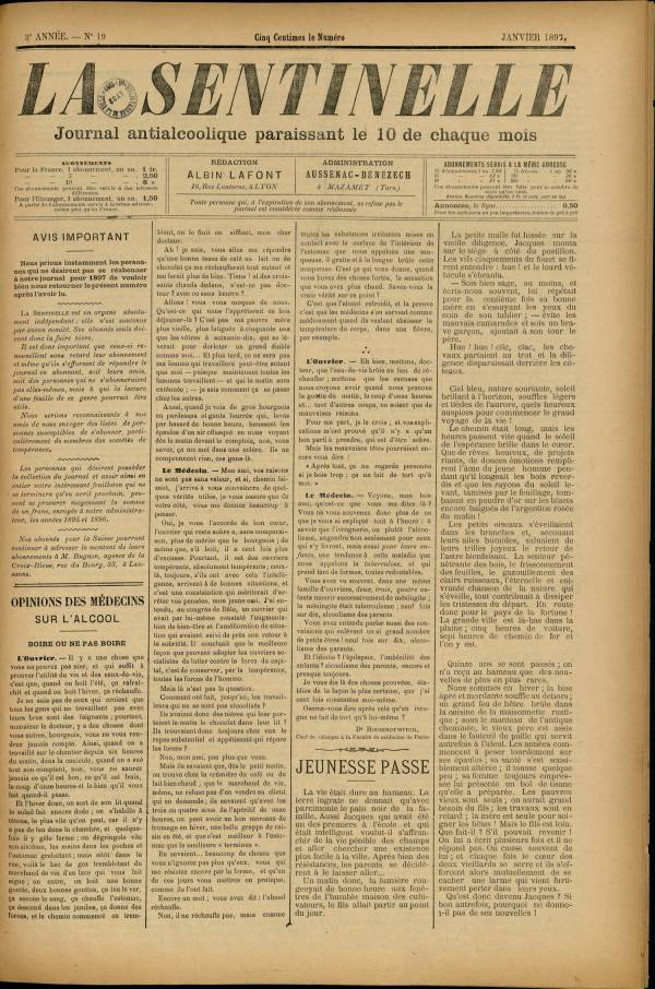 
						Affichage en mode lecture de la page
					