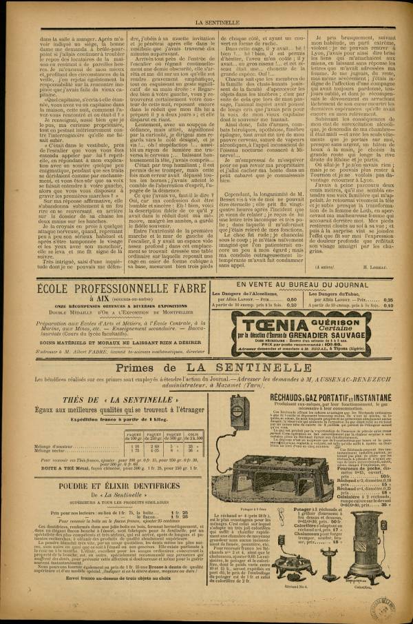 
						Affichage en mode lecture de la page
					