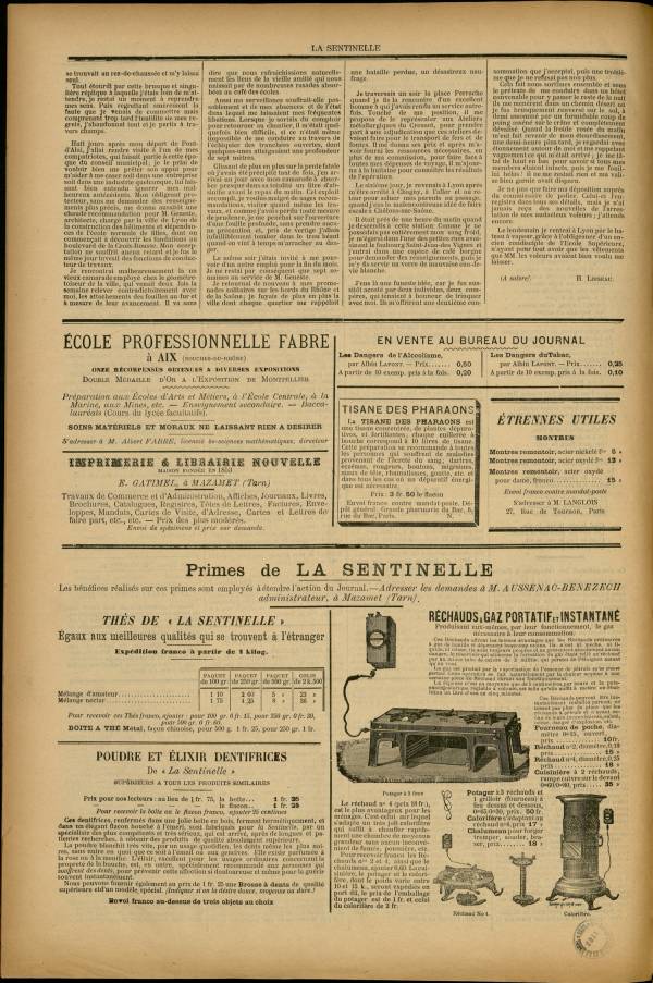 
						Affichage en mode lecture de la page
					
