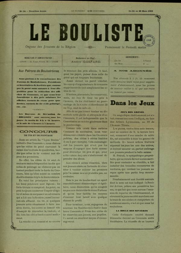 
						Affichage en mode lecture de la page
					