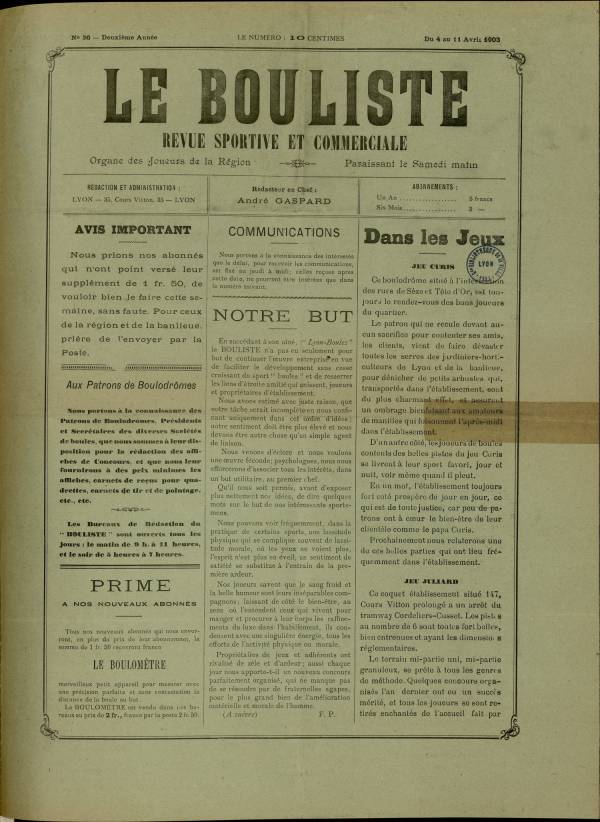 
						Affichage en mode lecture de la page
					