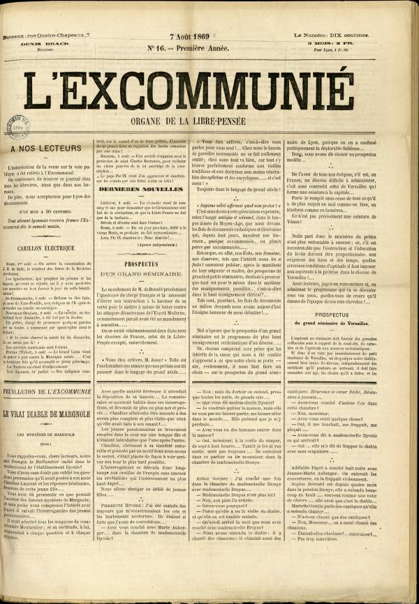
						Affichage en mode lecture de la page
					