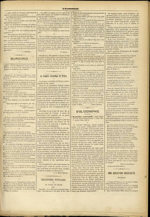 
						Affichage en mode lecture de la page
					