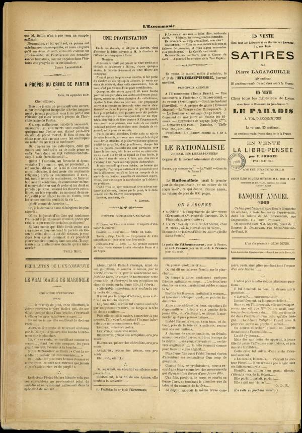 
						Affichage en mode lecture de la page
					