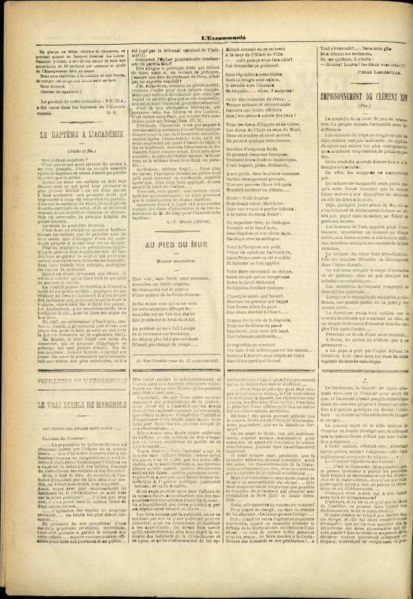 
						Affichage en mode lecture de la page
					