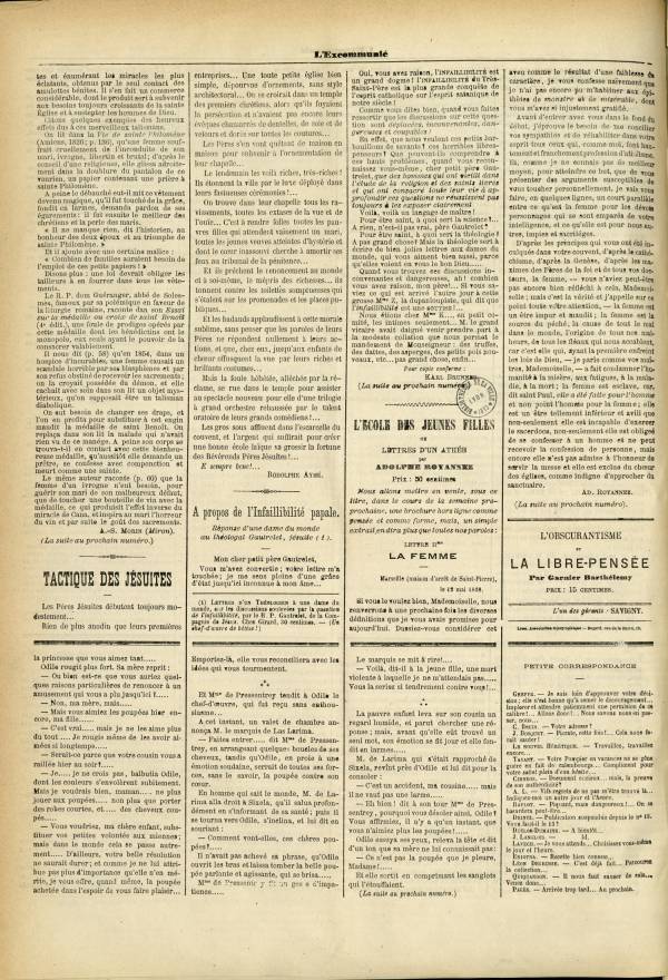 
						Affichage en mode lecture de la page
					