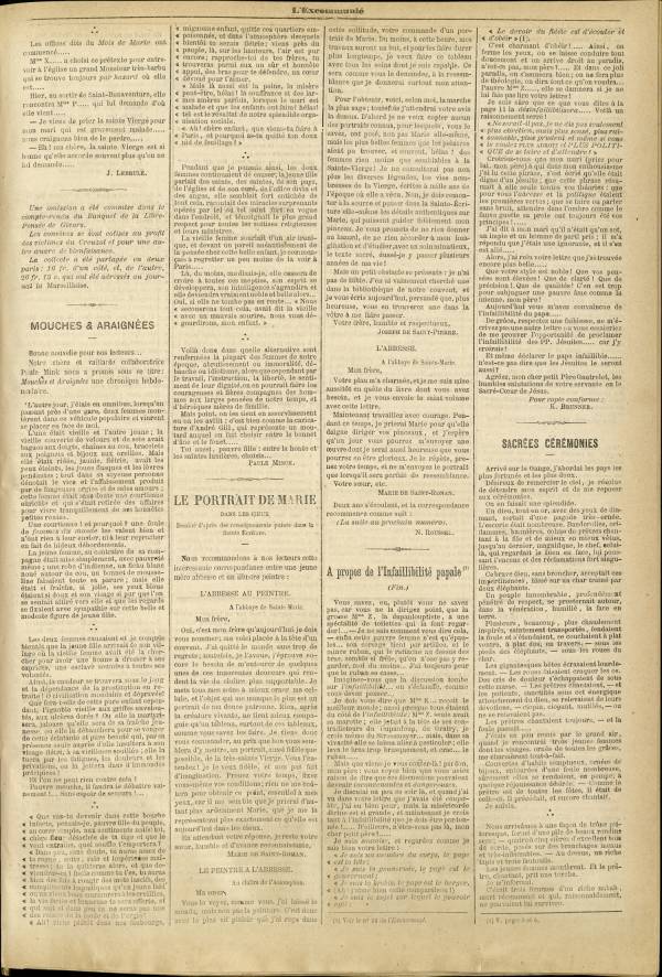 
						Affichage en mode lecture de la page
					