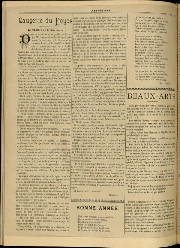 
						Affichage en mode lecture de la page
					