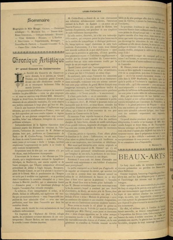 
						Affichage en mode lecture de la page
					