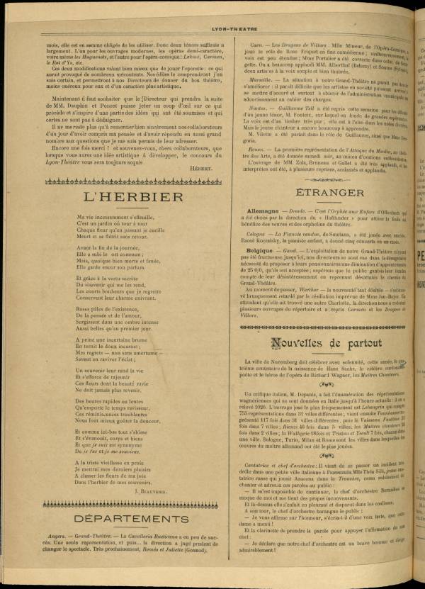 
						Affichage en mode lecture de la page
					