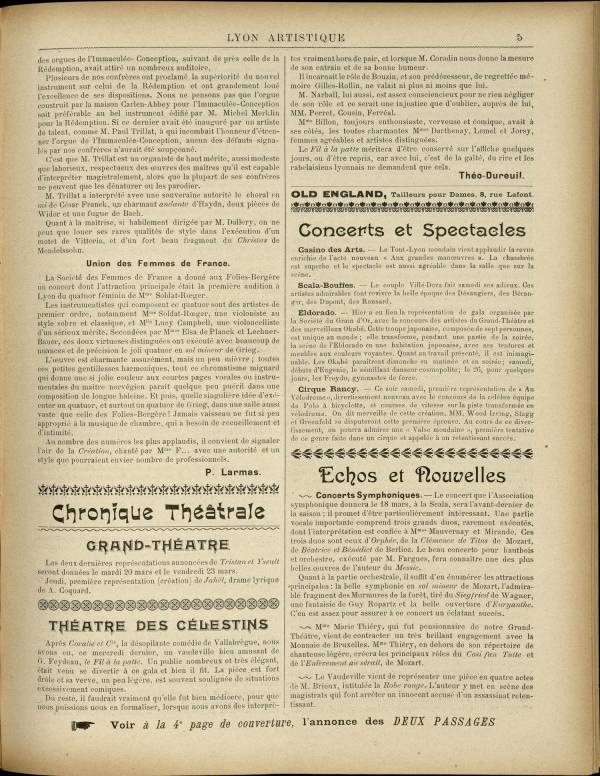 
						Affichage en mode lecture de la page
					