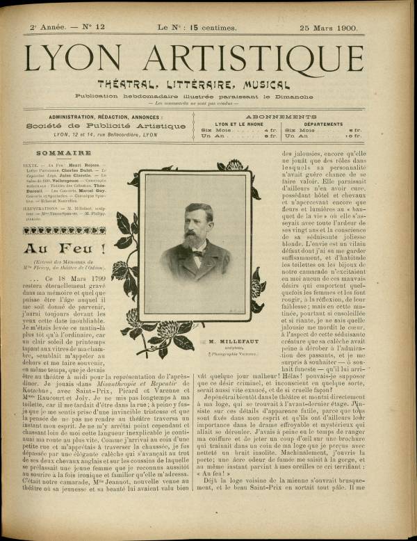 
						Affichage en mode lecture de la page
					