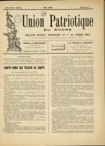 Union Patriotique du Rhône, Deuxième Année - N°7