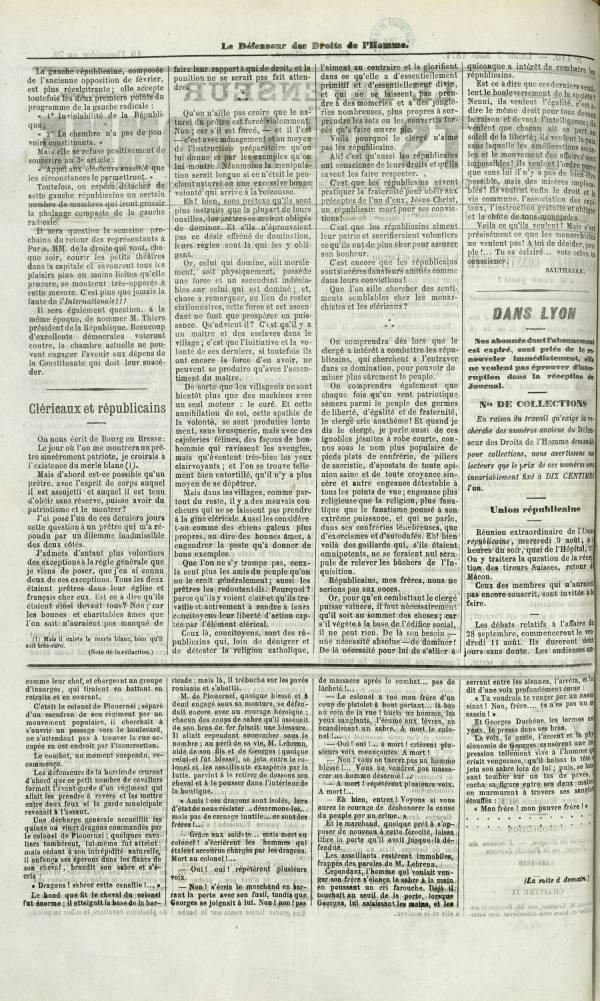 
						Affichage en mode lecture de la page
					