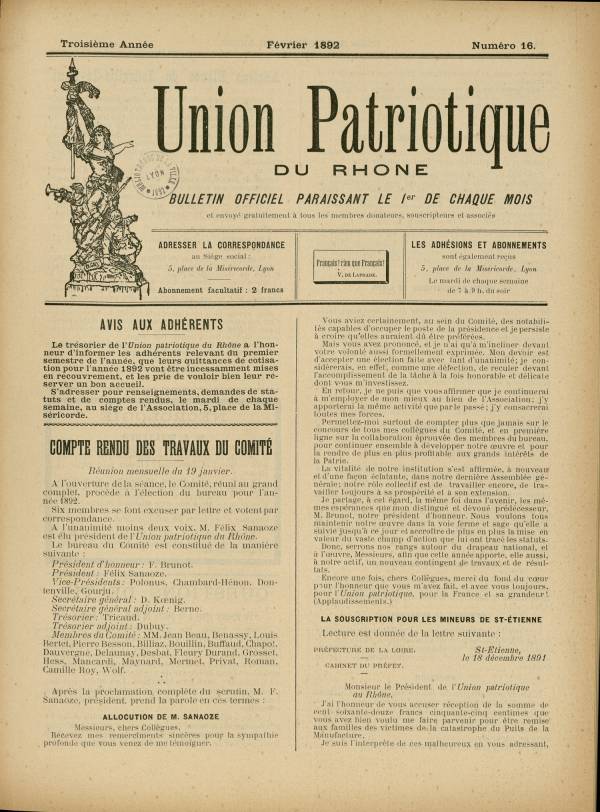 
						Affichage en mode lecture de la page
					