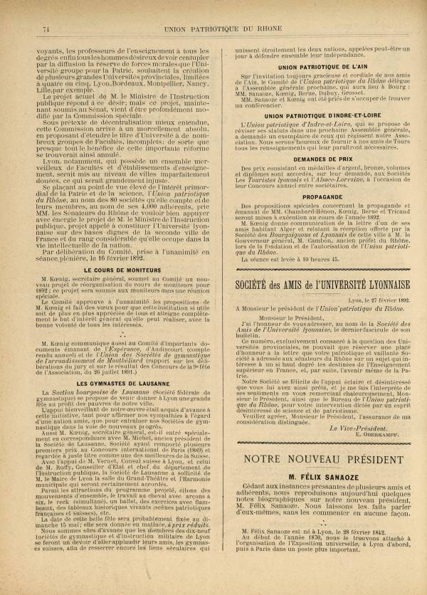 
						Affichage en mode lecture de la page
					