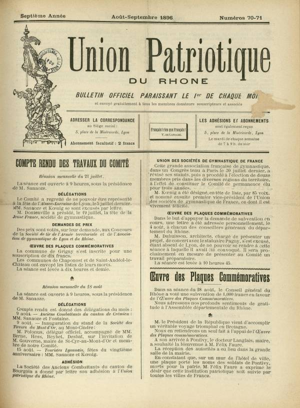 
						Affichage en mode lecture de la page
					