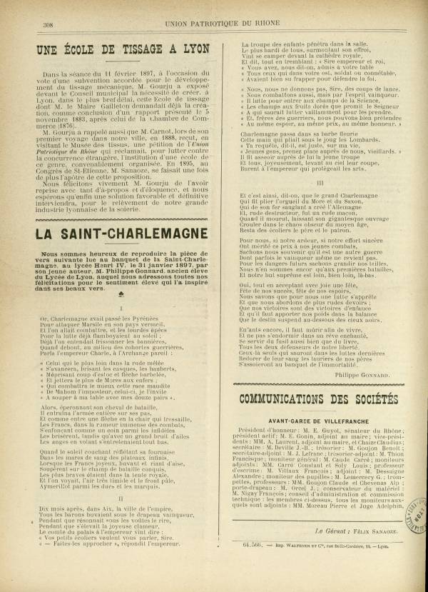 
						Affichage en mode lecture de la page
					