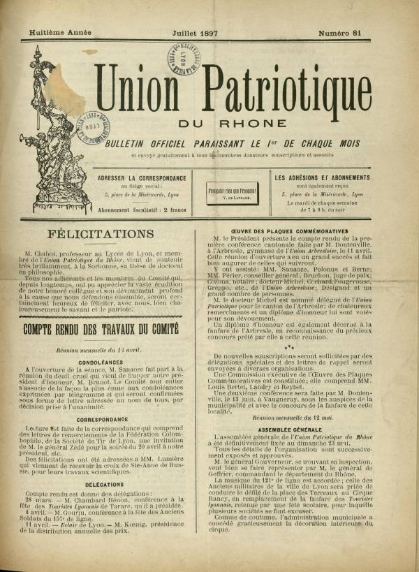 
						Affichage en mode lecture de la page
					